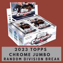 2023 Topps Chrome Baseball JUMBO Box Random Division Break (1 Division)