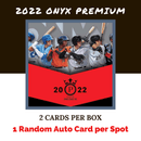 2022 Onyx Premium Baseball 1 Box Random Card Break