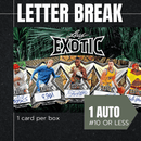 2022 Leaf EXOTIC Multisport 1 Box Random TIERED LETTER Break