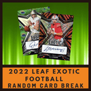 2022 Leaf Exotic Football Random Card Break