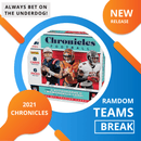 2021 Chronicles Football Hobby 1 Box Random Team Break (2 Teams)