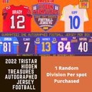 2022 TriStar Hidden Treasures Game Day Greats Autographed Jersey Edition Football Division Break