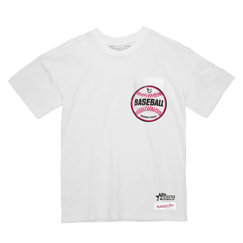 Topps Heritage White Sports Extra Pocket Tee