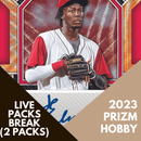 2023 Panini Prizm Baseball Hobby (2 Packs)