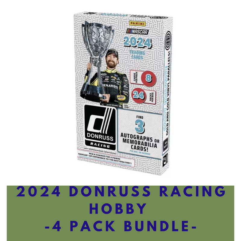 2024 Donruss Racing Hobby ( 4 Pack Bundle )