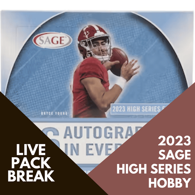 2023 Sage Hit High Series Hobby Football (2 Packs)