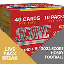 2023 Score Football Hobby (1 Pack)