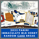 2023 Immaculate Baseball 1 Box Random Card Break