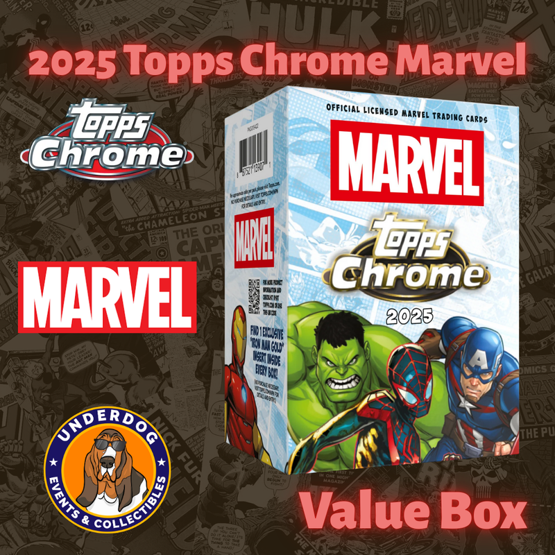 2025 Topps Chrome Marvel Value Box