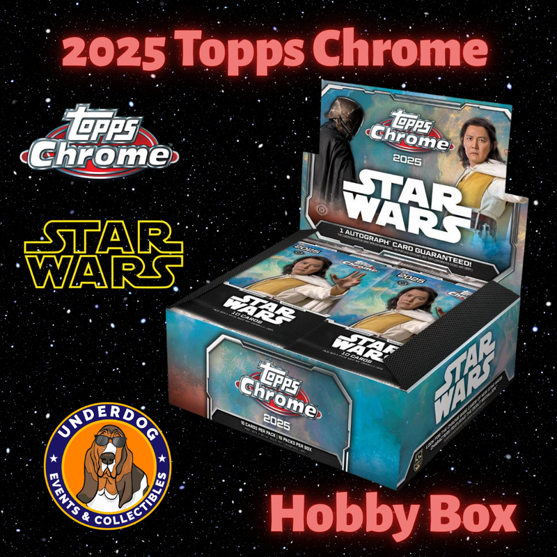2025 Topps Chrome Star Wars Hobby Box