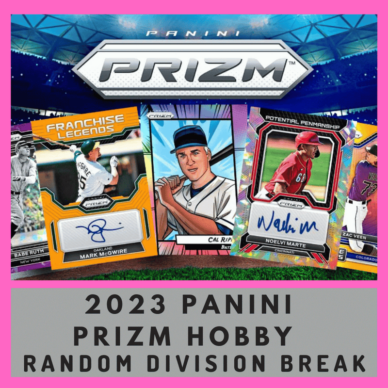 2023 Prizm Baseball Hobby Box Random Division Break