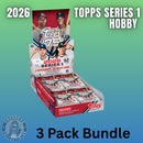 2026 Topps Series 1 Baseball 3 Pack bundle ( HOBBY )