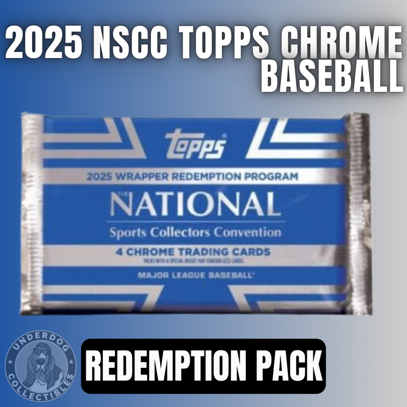 2025 Topps Chrome National Wrapper Redemption Baseball Pack
