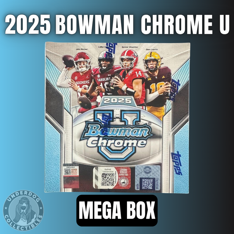 2025 Bowman U Chrome Football Mega Box