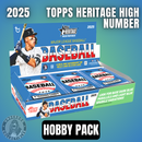 2025 Topps Heritage High Number Hobby Pack