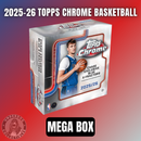 2025-26 Topps Chrome Basketball Mega Box