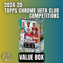 2024-25 Topps Chrome UEFA Champions League Soccer Value Box