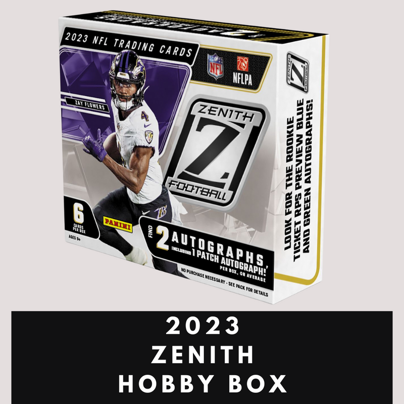 2023 Zenith Football Hobby Box