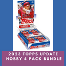 2023 Topps Update Series hobby pack bundle  (4 Pack)
