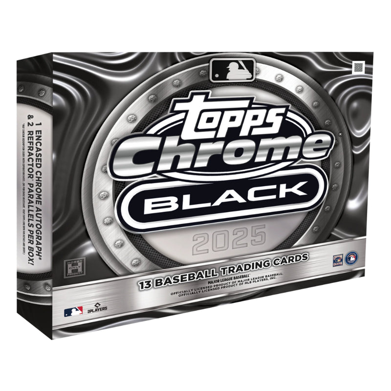 2025 Topps Chrome Black Hobby Box