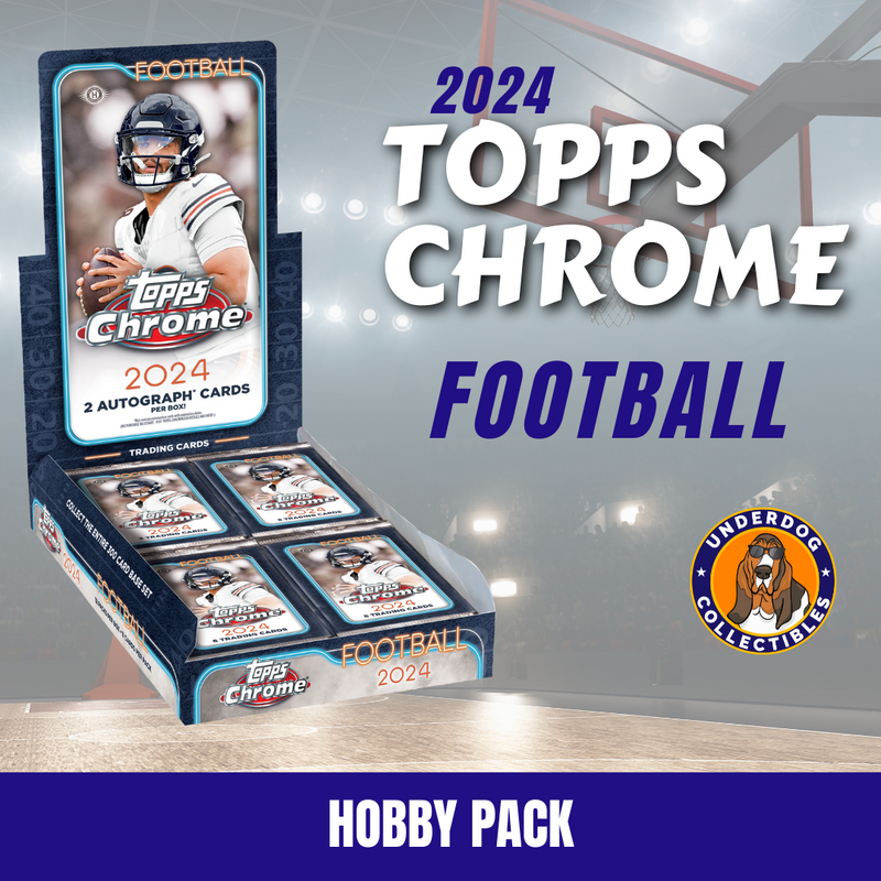 2024 Topps Chrome Football ( Hobby Pack )