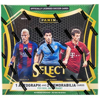 2016-17 Panini Select Soccer Hobby Box