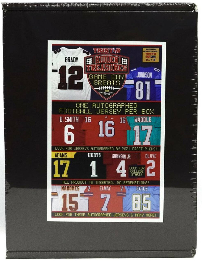 2021 Tristar Hidden Treasures Game Day Greats Autographed Jersey Series 3 Football Box