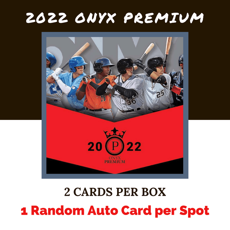 2022 Onyx Premium Baseball 1 Box Random Card Break