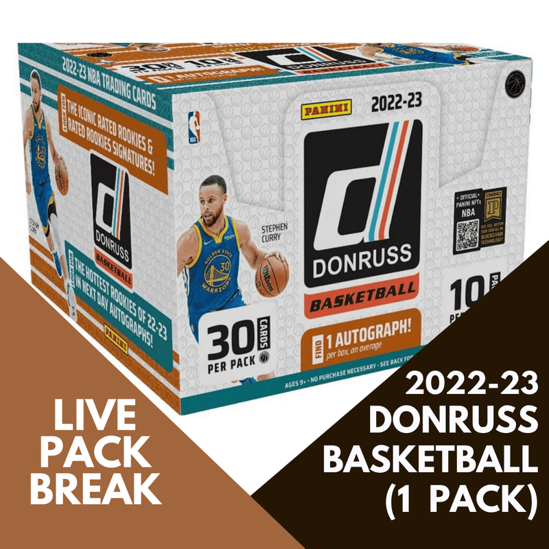 LIVE PACK BREAK 2022-23 Donruss Basketball Hobby (1 pack)