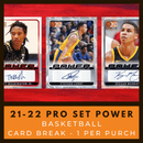 2021-2022 Pro Set Power Basketball Card Break