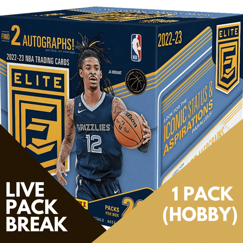 LIVE PACK BREAK 2022-23 Elite Basketball Hobby (1 Pack)