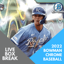 LIVE BOX BREAK 2022 Bowman Chrome Baseball Hobby (1 Box)