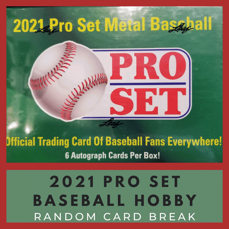 2021 Pro Set Metal Draft Baseball Hobby Box Card Break