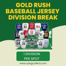 2022 Gold Rush Autographed Baseball Jersey Random Division Break